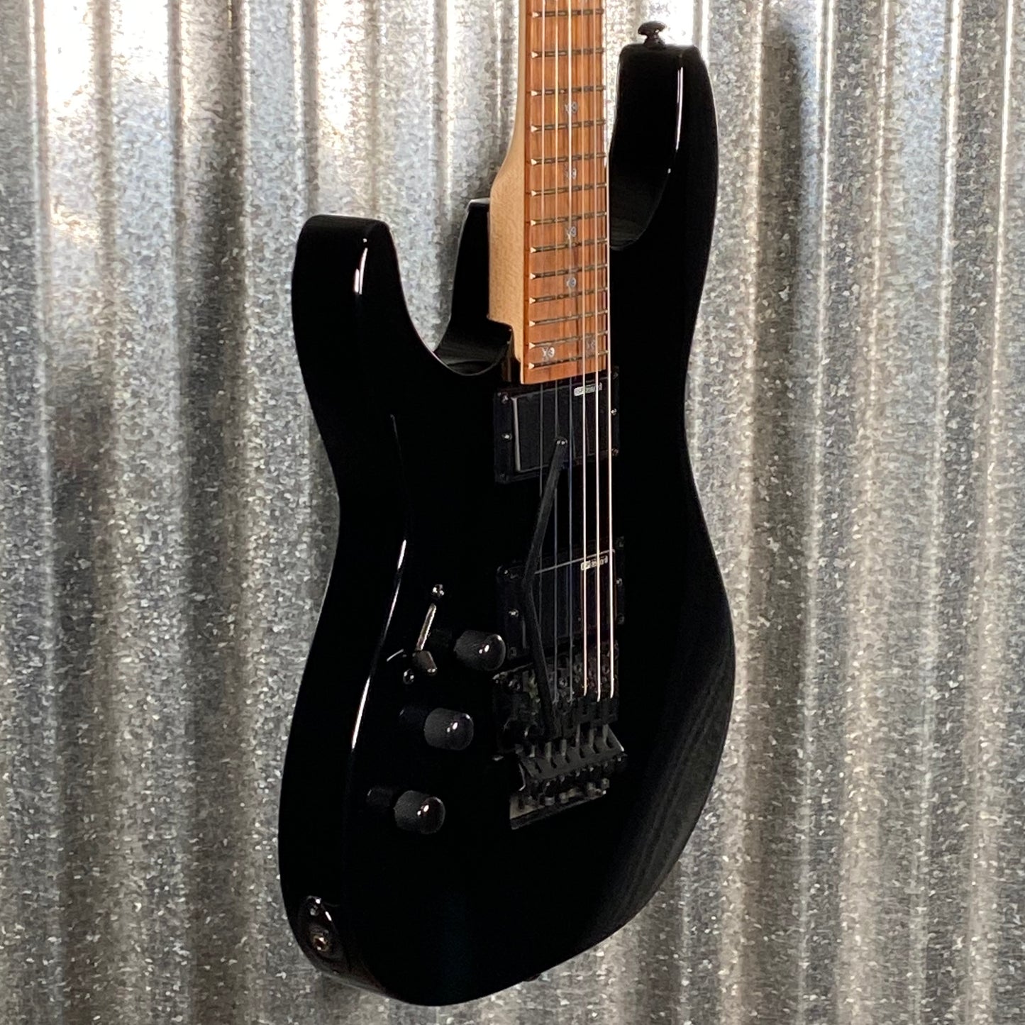 ESP LTD KH-202 Kirk Hammett Signature Gloss Black Left Hand Guitar LKH202LH #0450 Used