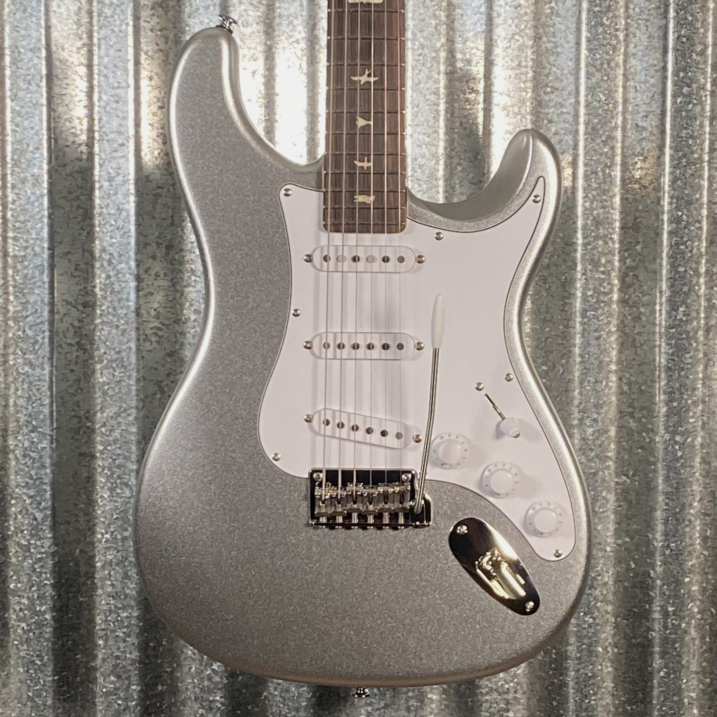 PRS Paul Reed Smith SE Silver Sky Platinum Spark Guitar & Bag #9259 Used