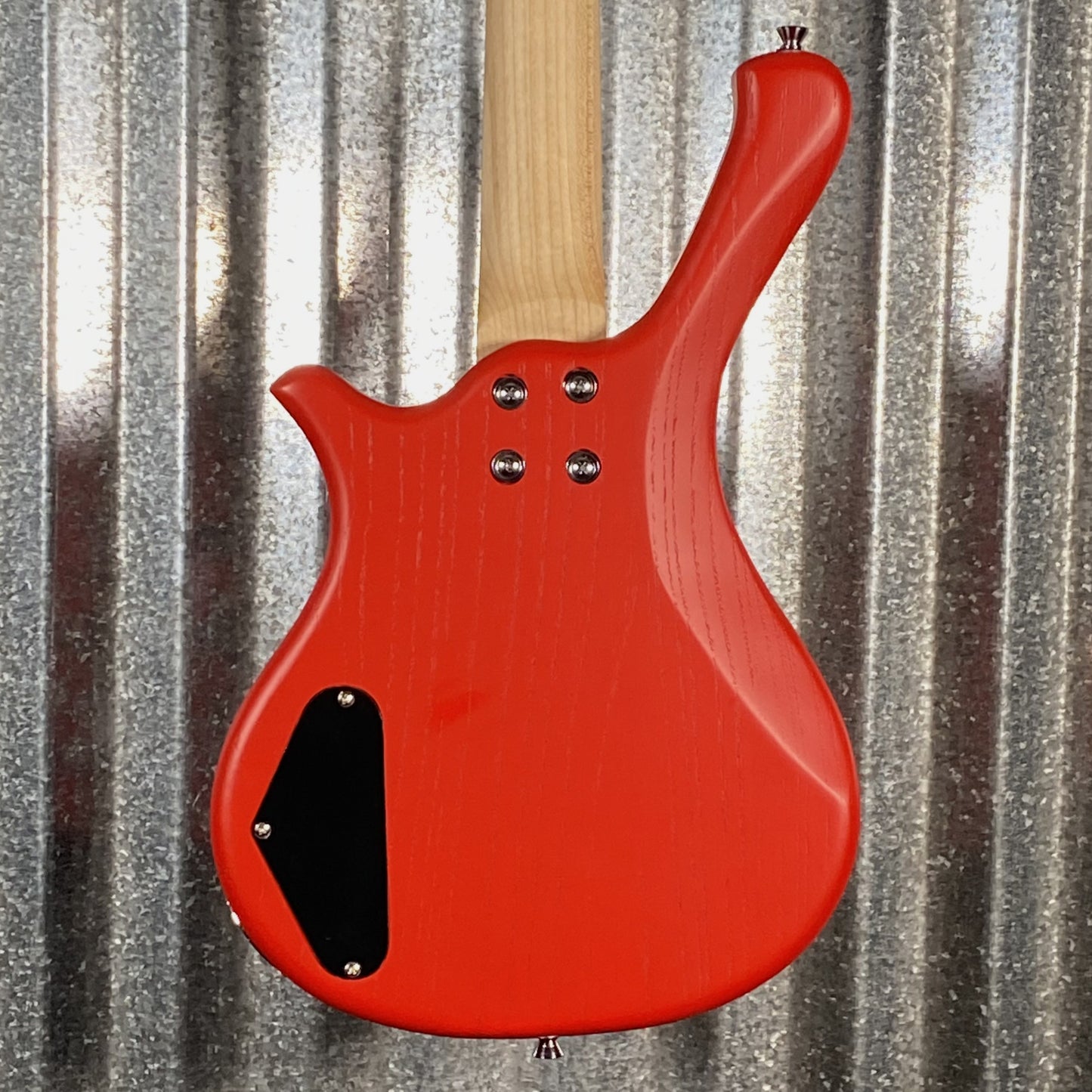 Glarry GW101 Short Scale 4 String Bass Red & Bag #3333 Used