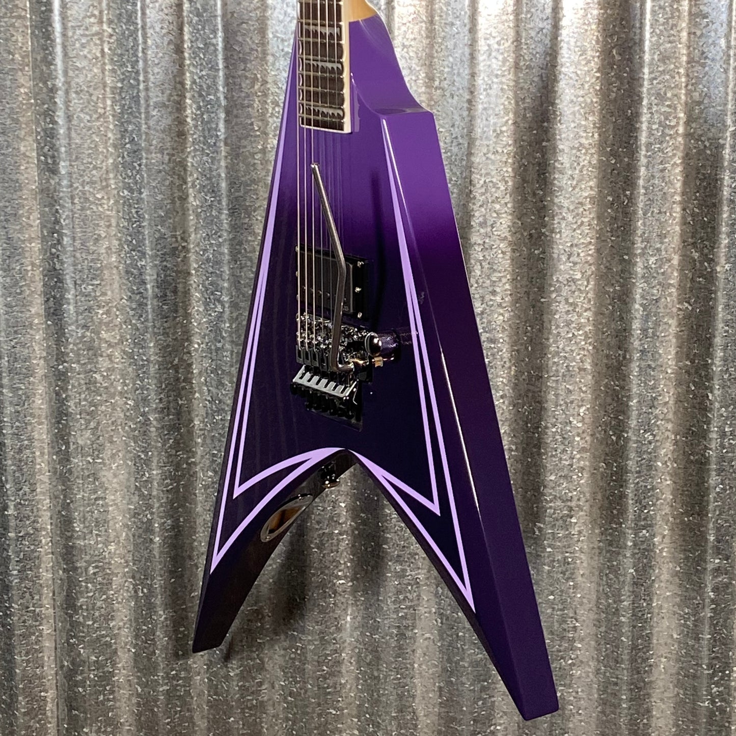 ESP LTD Alexi Laiho Hexed Sawtooth Arrow Purple Fade Guitar & Case LALEXIHEXED #1059 Used