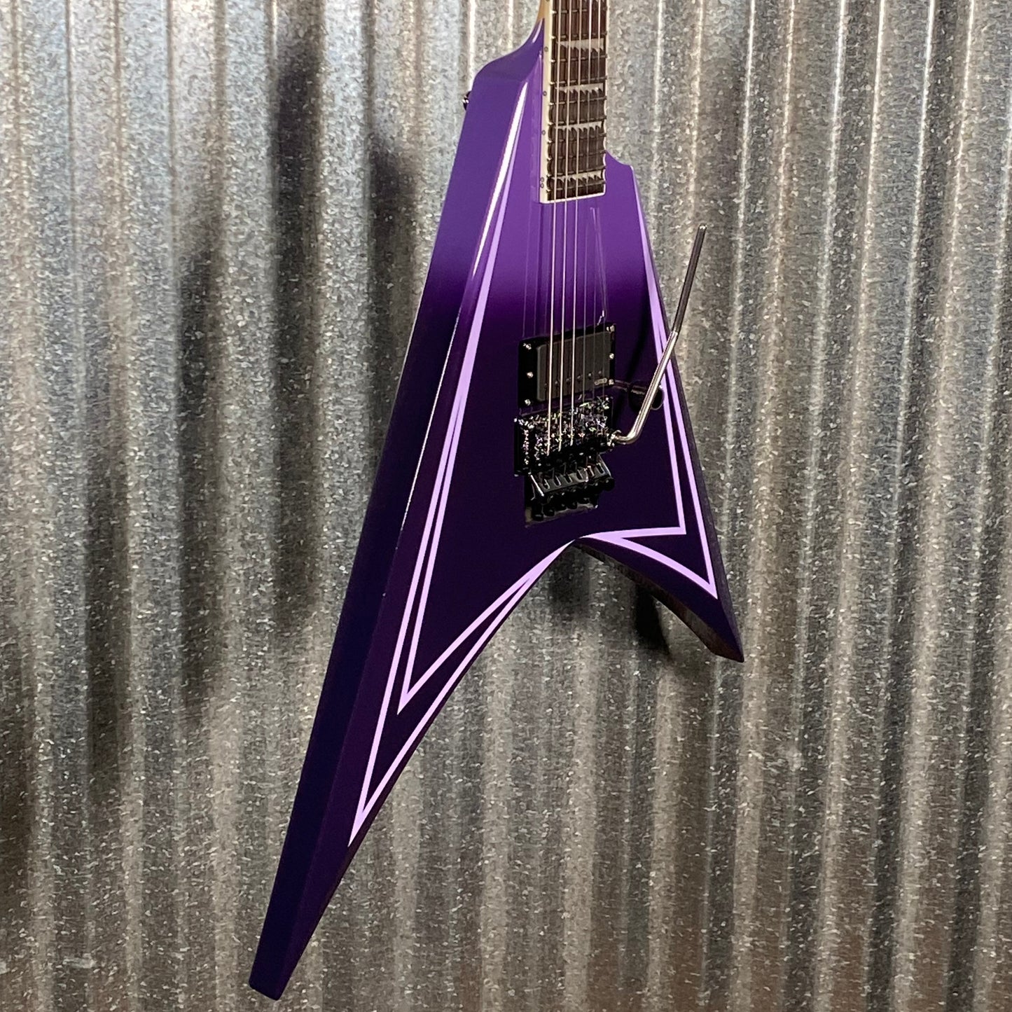 ESP LTD Alexi Laiho Hexed Sawtooth Arrow Purple Fade Guitar & Case LALEXIHEXED #1059 Used