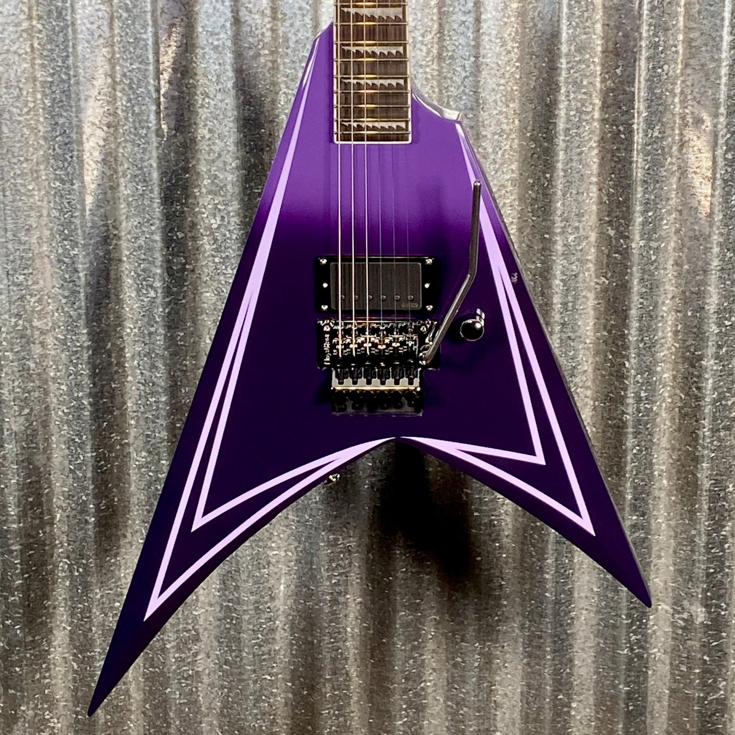 ESP LTD Alexi Laiho Hexed Sawtooth Arrow Purple Fade Guitar & Case LALEXIHEXED #1059 Used