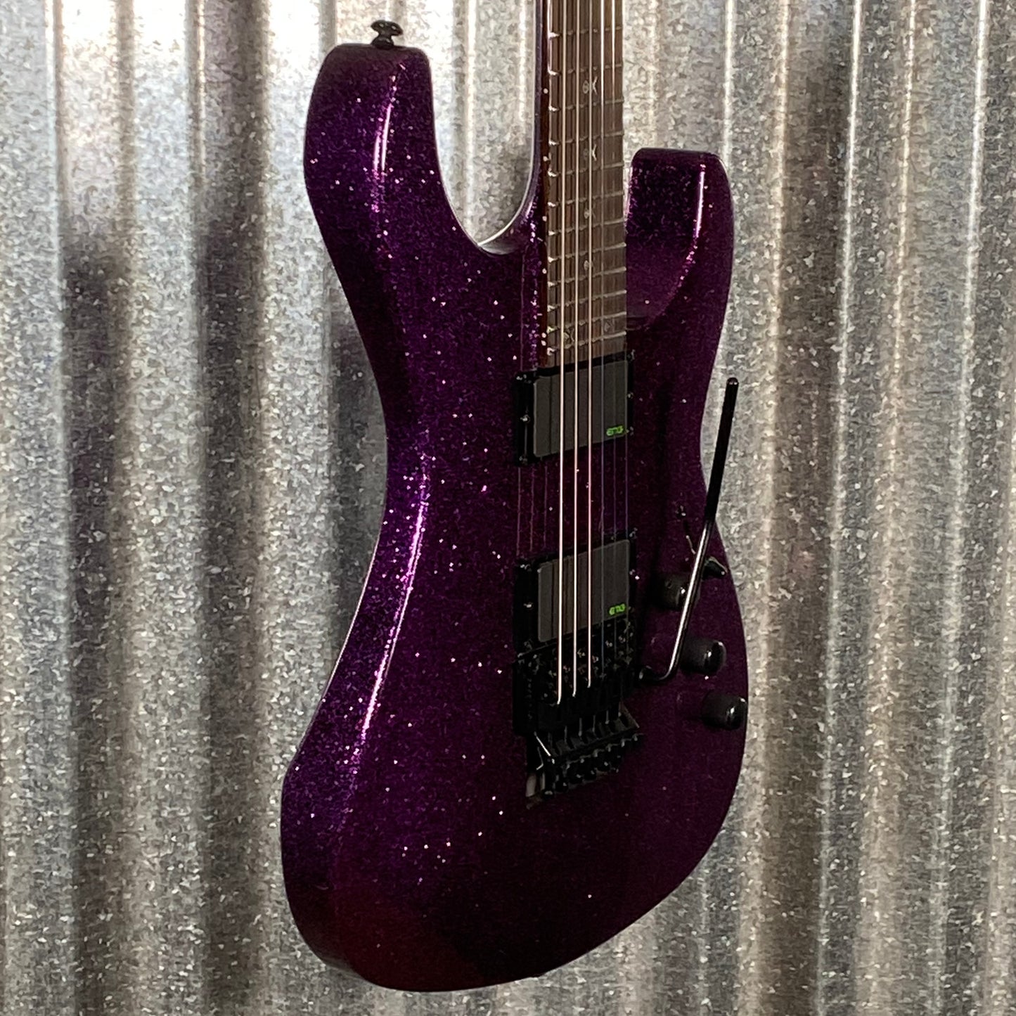 ESP LTD KH-602 Kirk Hammett Purple Sparkle EMG Guitar & Case KH602PSP #1341 Used