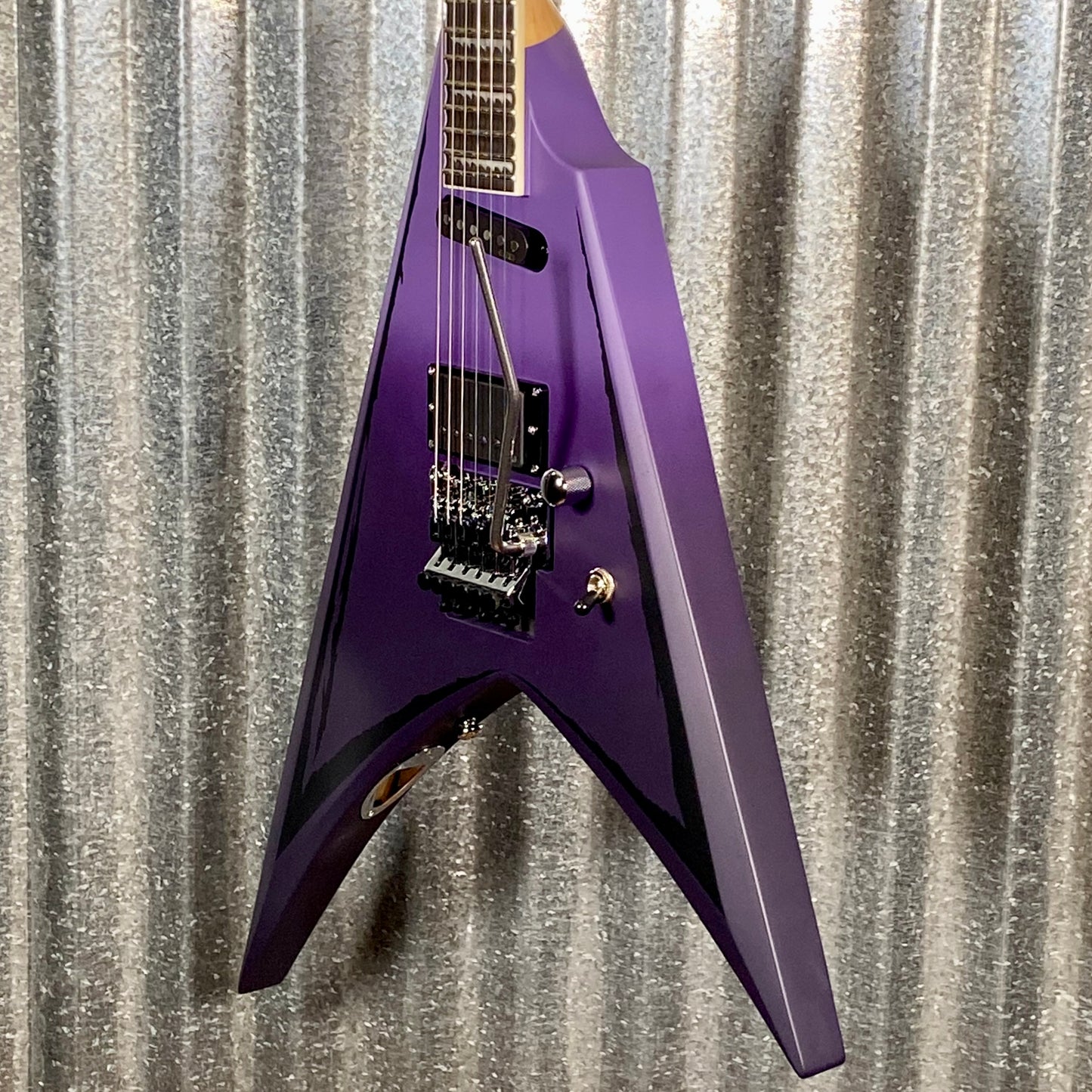 ESP LTD Alexi Laiho Ripped Sawtooth Arrow Purple Fade Satin Guitar & Case ALEXIRIPPED #2404 Used