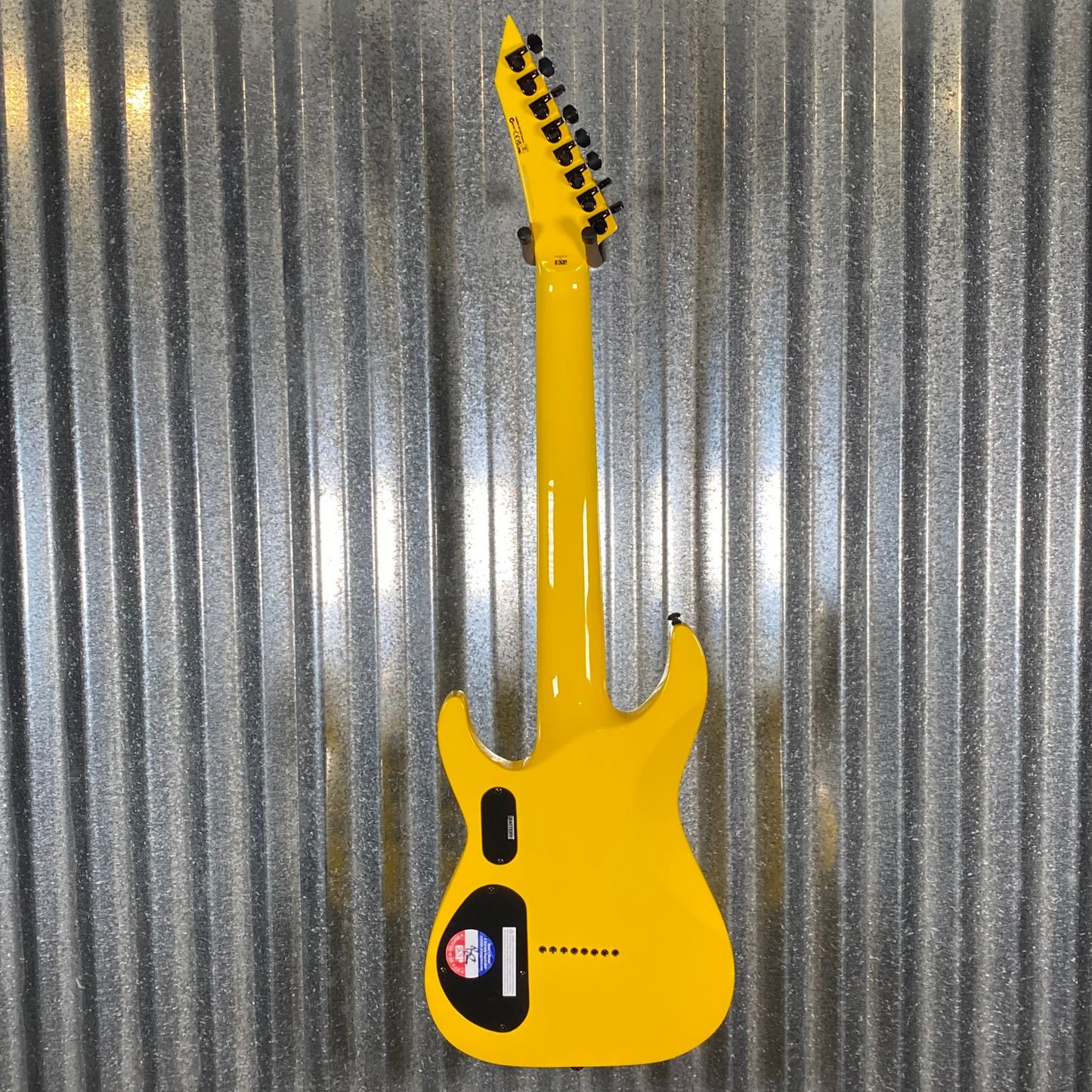 ESP LTD SC-608 Stephen Carpenter Yellow Fluence 8 String Baritone Guitar & Case LSC608BYELF1 #3004 Used