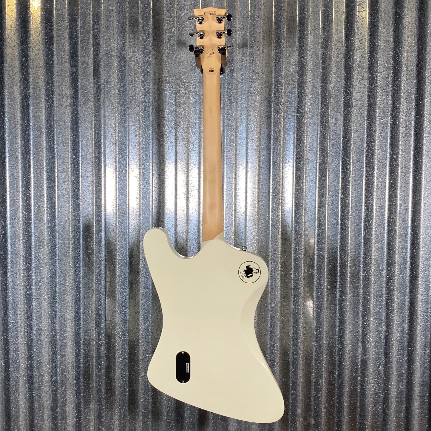 ESP LTD RZK-III Richard ZK Rammstein Phoenix Olympic White Guitar & Case LRZKIIIOW #2277 Used