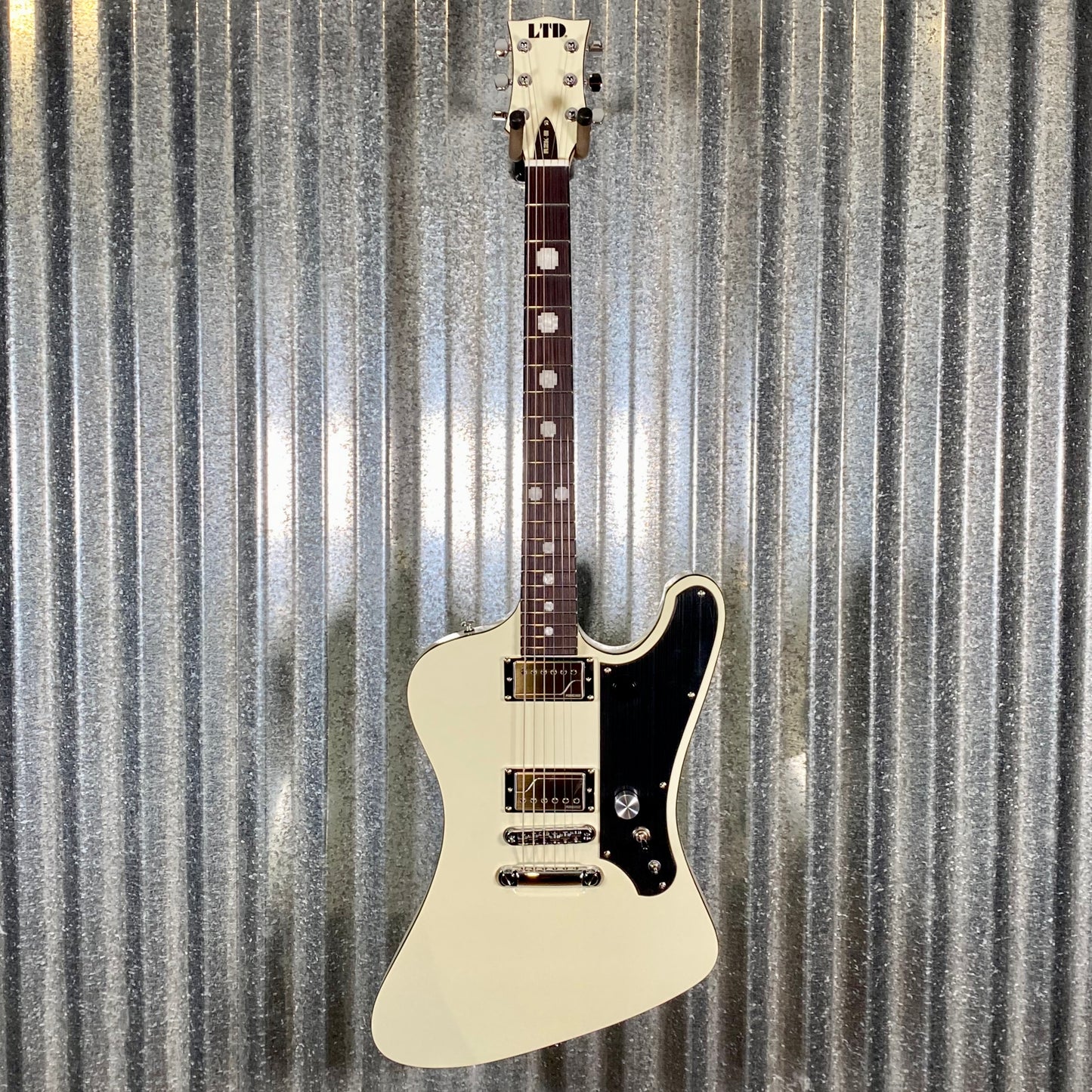 ESP LTD RZK-III Richard ZK Rammstein Phoenix Olympic White Guitar & Case LRZKIIIOW #2277 Used