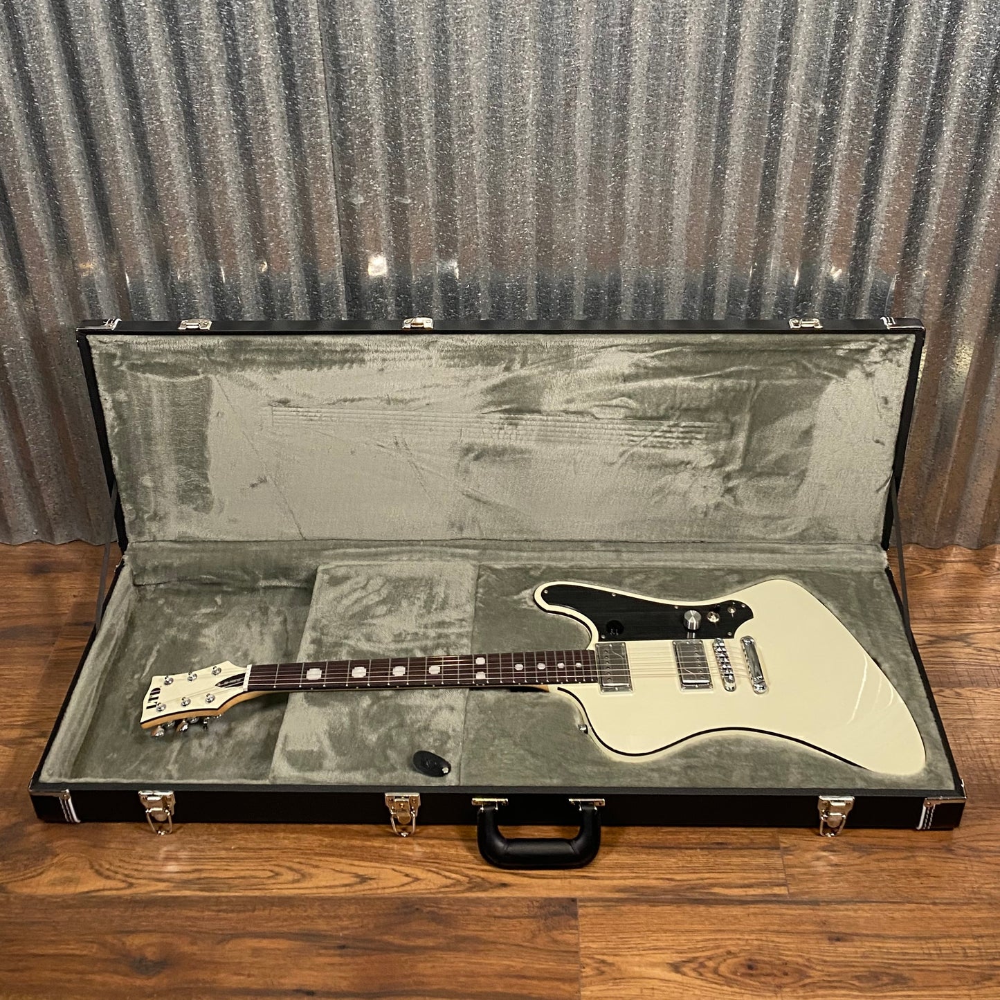 ESP LTD RZK-III Richard ZK Rammstein Phoenix Olympic White Guitar & Case LRZKIIIOW #2277 Used