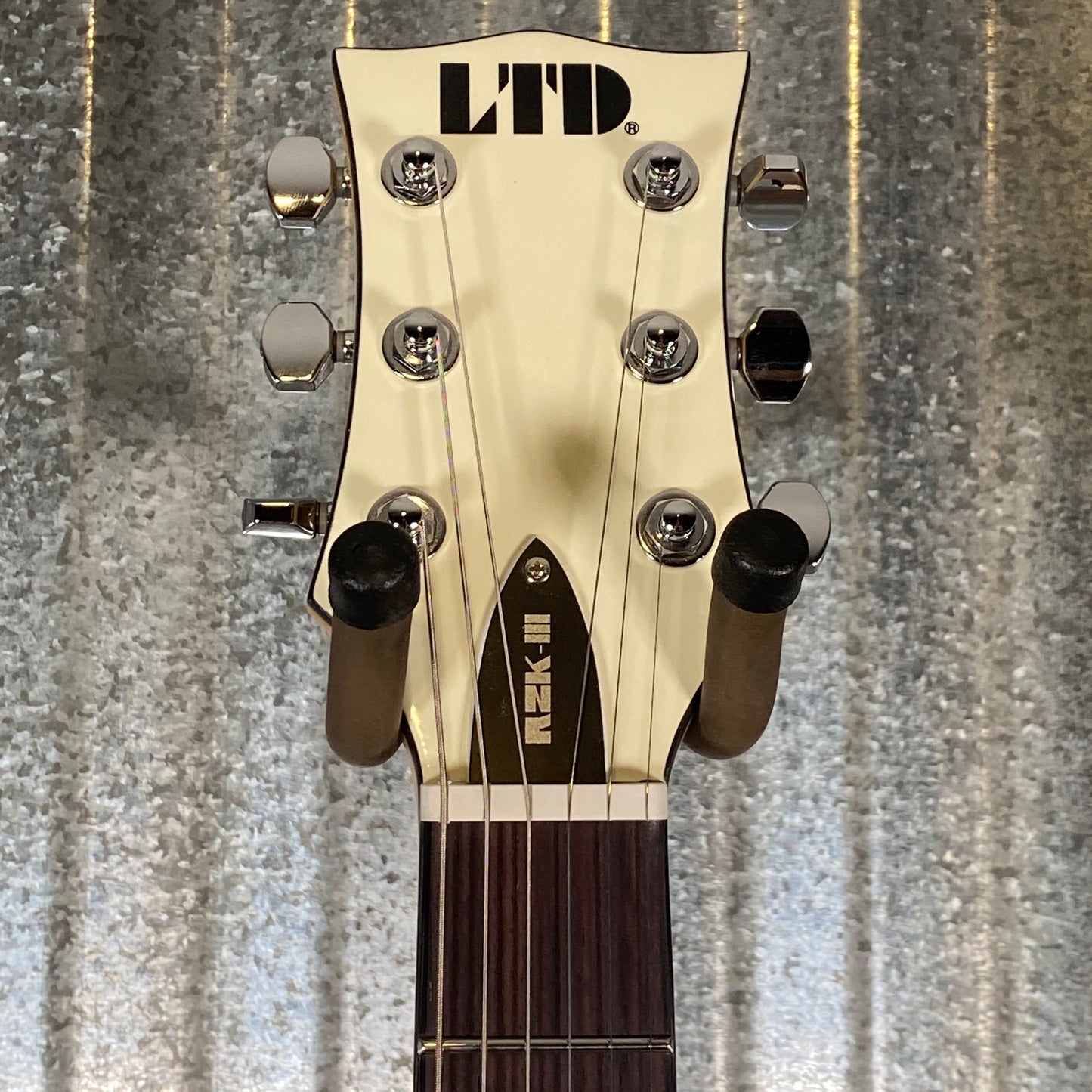ESP LTD RZK-III Richard ZK Rammstein Phoenix Olympic White Guitar & Case LRZKIIIOW #2277 Used