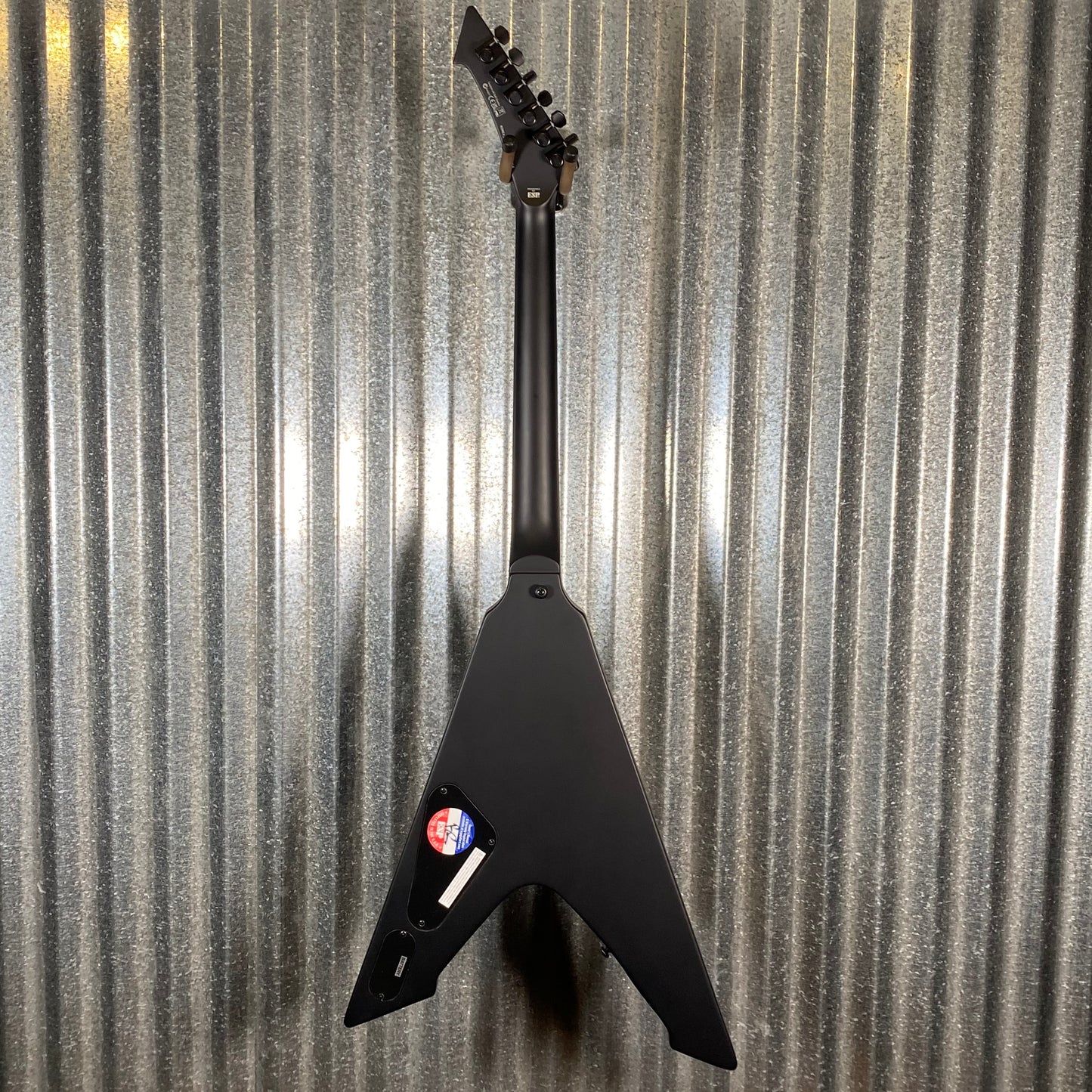 ESP LTD Vulture James Hetfield Black Satin EMG Guitar & Case #1064 Used