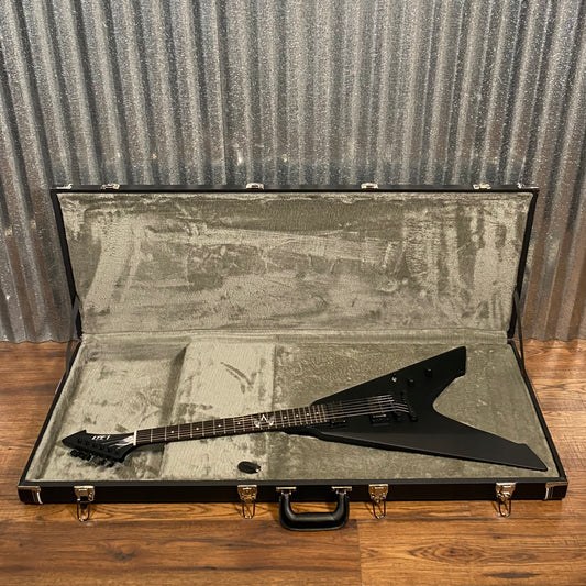 ESP LTD Vulture James Hetfield Black Satin EMG Guitar & Case #1064 Used