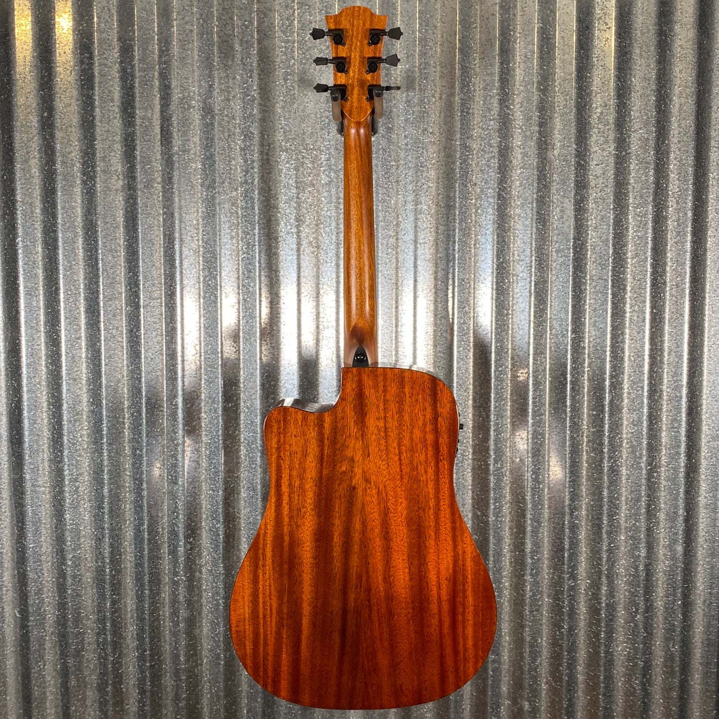 LAG Guitars T118DCE-BRS Brown Shadow Dreadnought Cutaway Acoustic Electric Guitar #0123