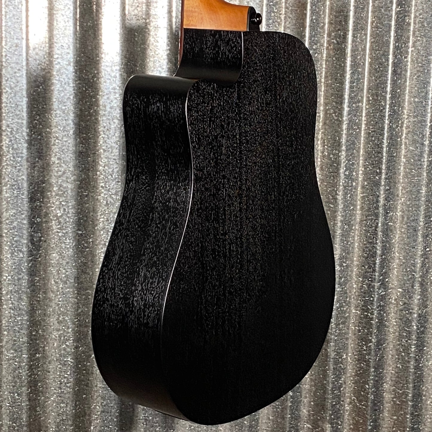 LAG Guitars T70DCE-B&B Black Brown Dreadnought Cutaway Acoustic Electric Guitar #9397