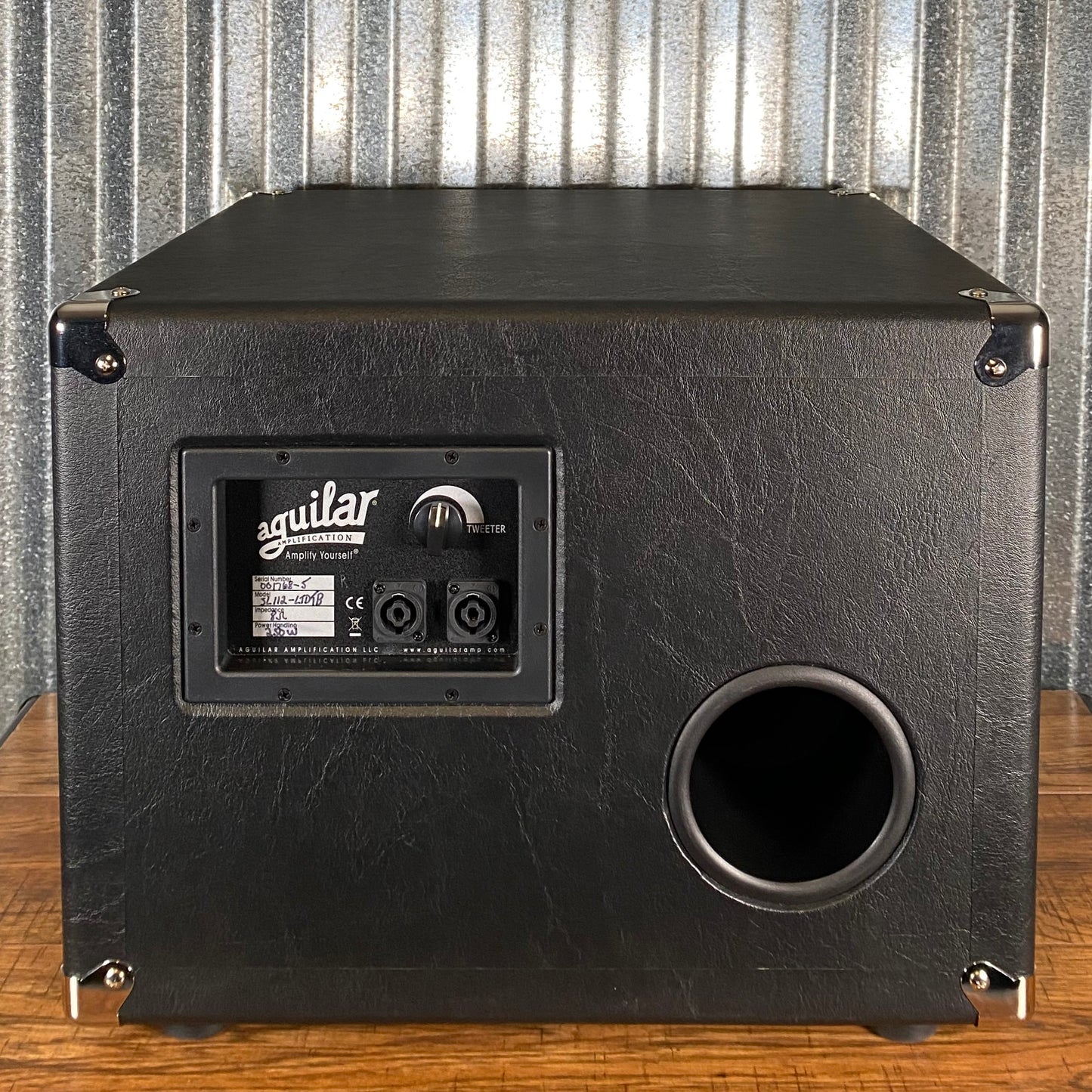 Aguilar SL112 LTDTB Limited Edition Tuxedo Black 12" Bass Amplifier Speaker Cabinet 8 Ohm B Stock