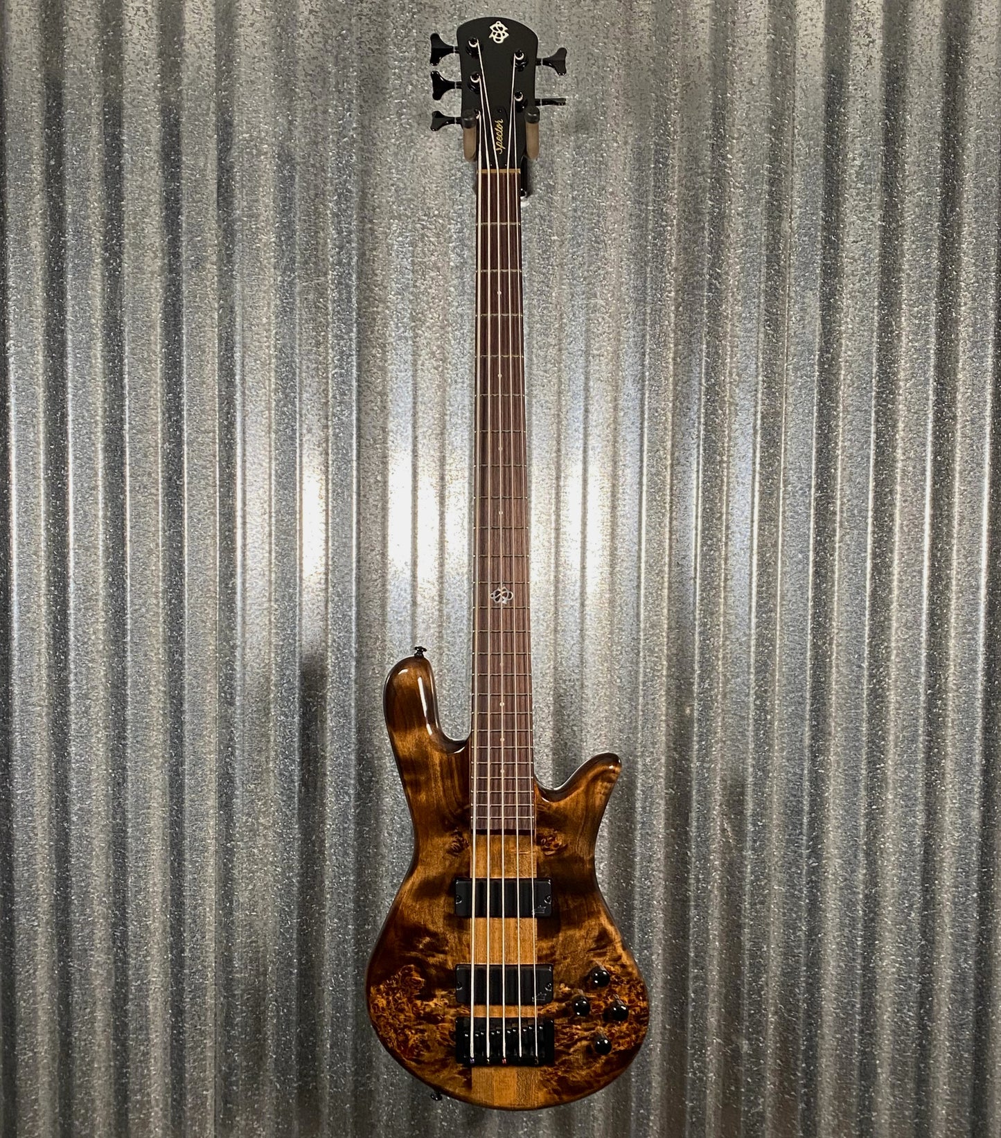 Spector NS Ethos 5 String Bass Super Faded Black Gloss NSETHOS5SFB & Bag #0227 Used