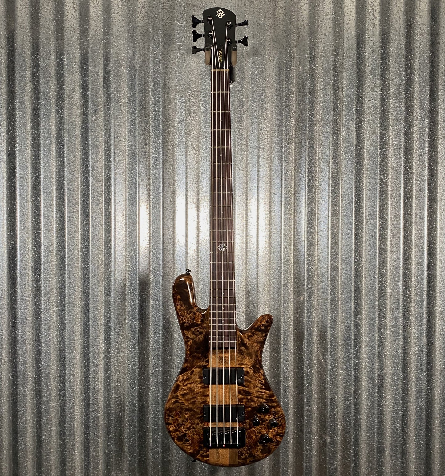 Spector NS Ethos 5 String Bass Super Faded Black Gloss NSETHOS5SFB & Bag #0222 Used