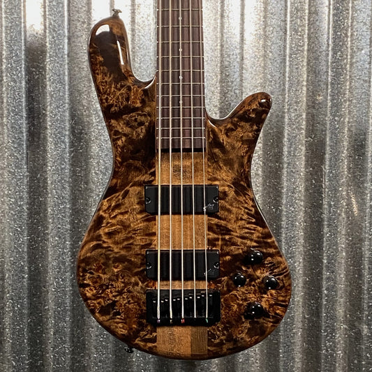 Spector NS Ethos 5 String Bass Super Faded Black Gloss NSETHOS5SFB & Bag #0222 Used