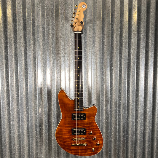 Reverend Descent RA 10th Anniversary Baritone Dark Violin Brown Guitar #68825