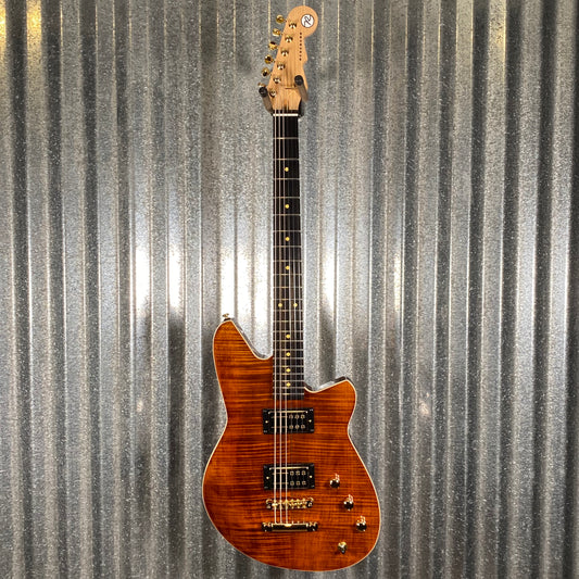 Reverend Descent RA 10th Anniversary Baritone Dark Violin Brown Guitar #68817