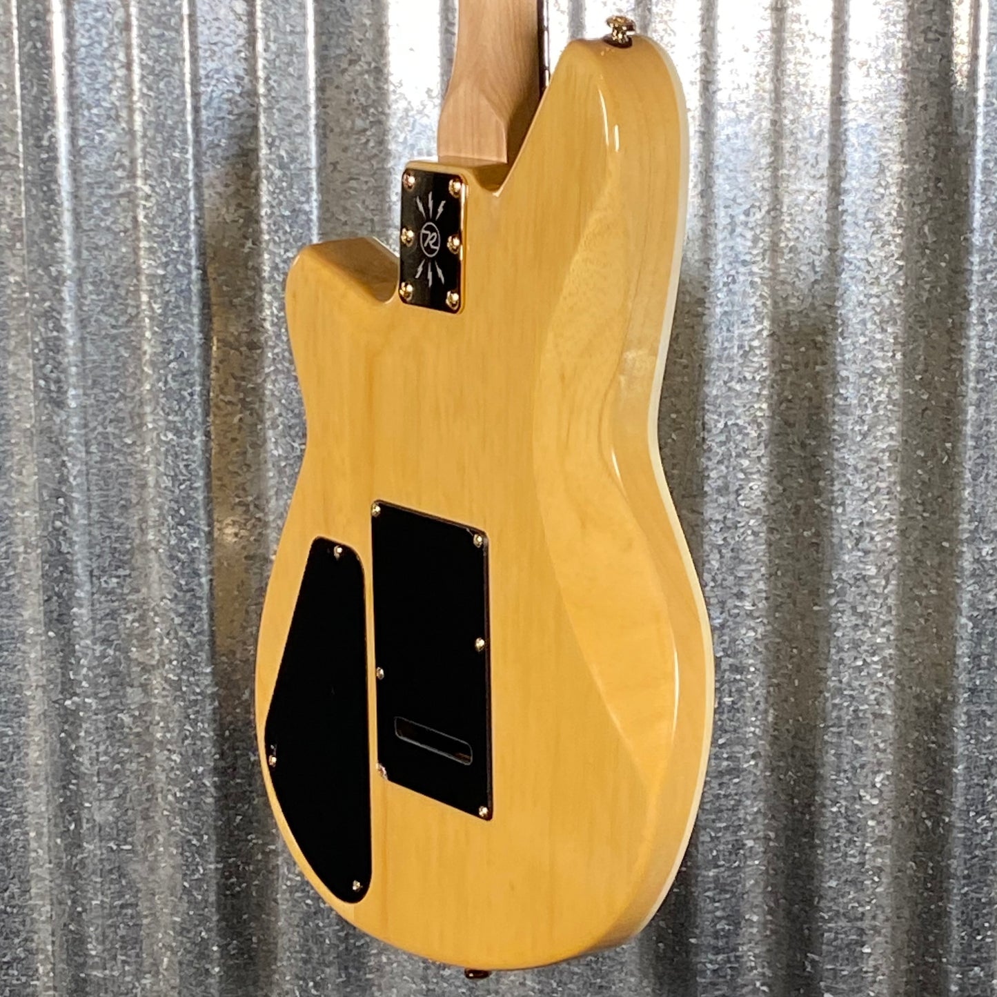 Reverend Descent W 10th Anniversary Baritone Natural Flame Guitar #68859