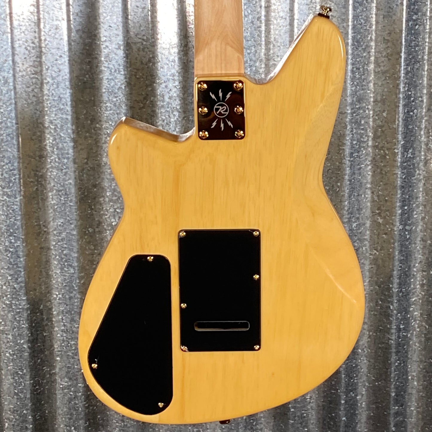 Reverend Descent W 10th Anniversary Baritone Natural Flame Guitar #68859