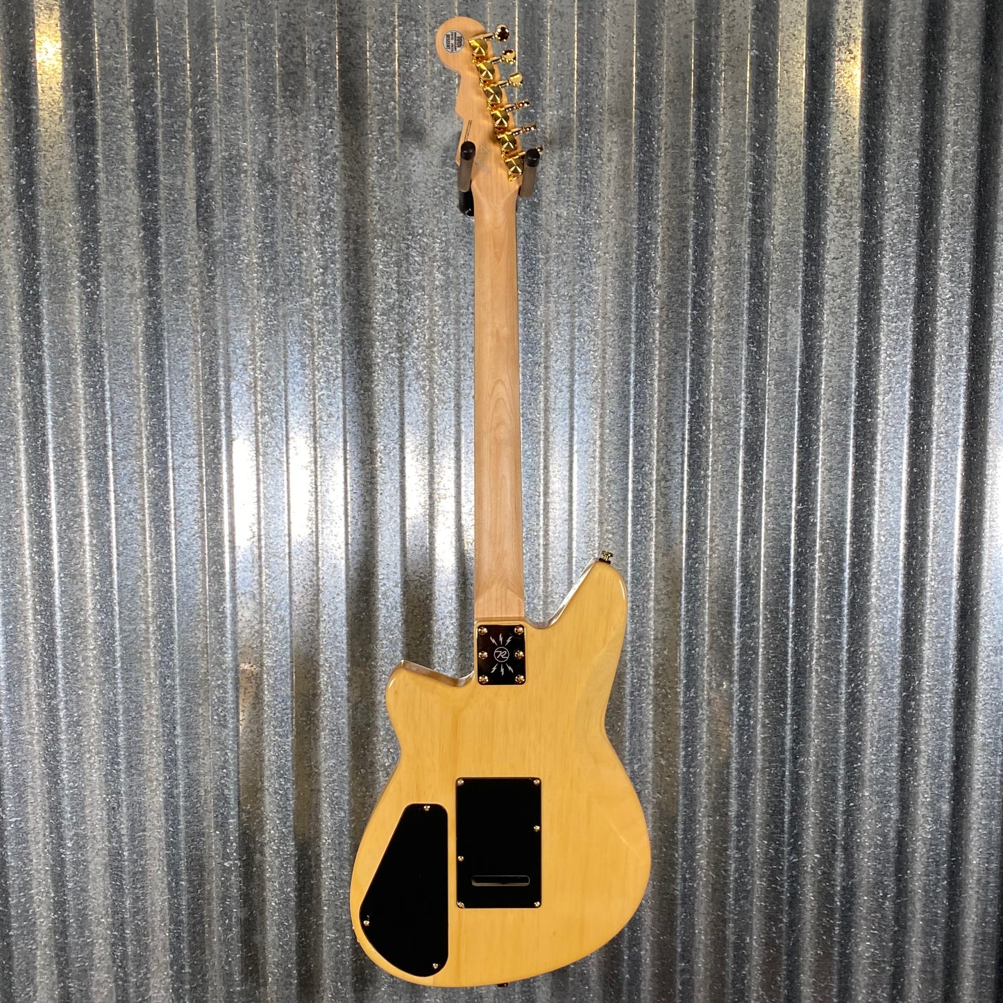 Reverend Descent W 10th Anniversary Baritone Natural Flame Guitar #68859