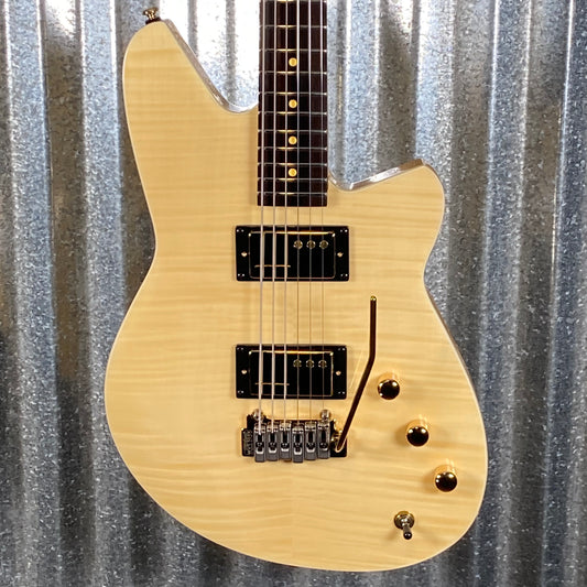 Reverend Descent W 10th Anniversary Baritone Natural Flame Guitar #68859