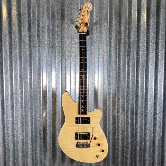 Reverend Descent W 10th Anniversary Baritone Natural Flame Guitar #68859