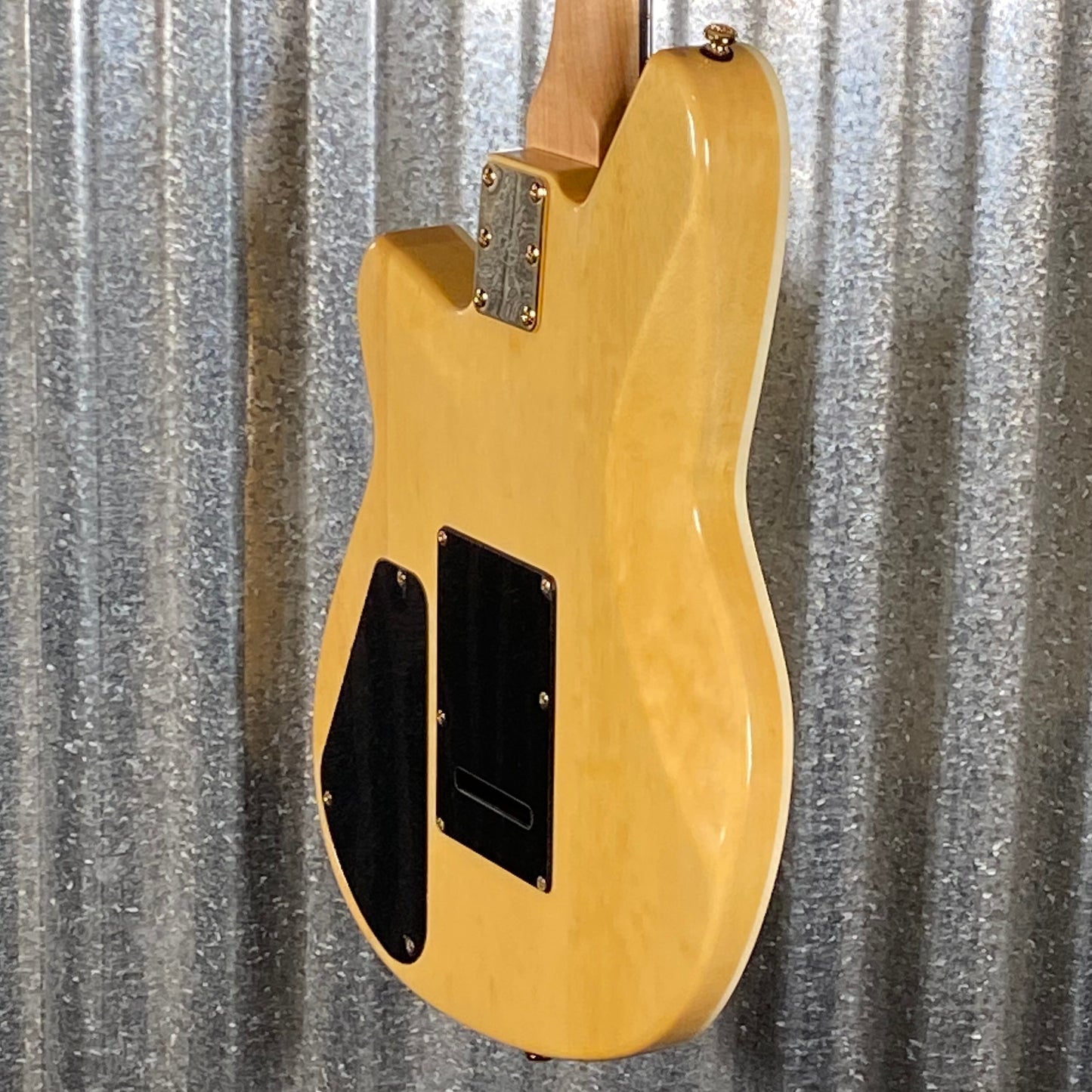 Reverend Descent W 10th Anniversary Baritone Natural Flame Guitar #68858