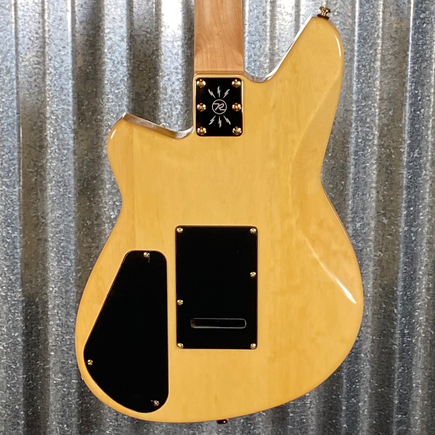Reverend Descent W 10th Anniversary Baritone Natural Flame Guitar #68858
