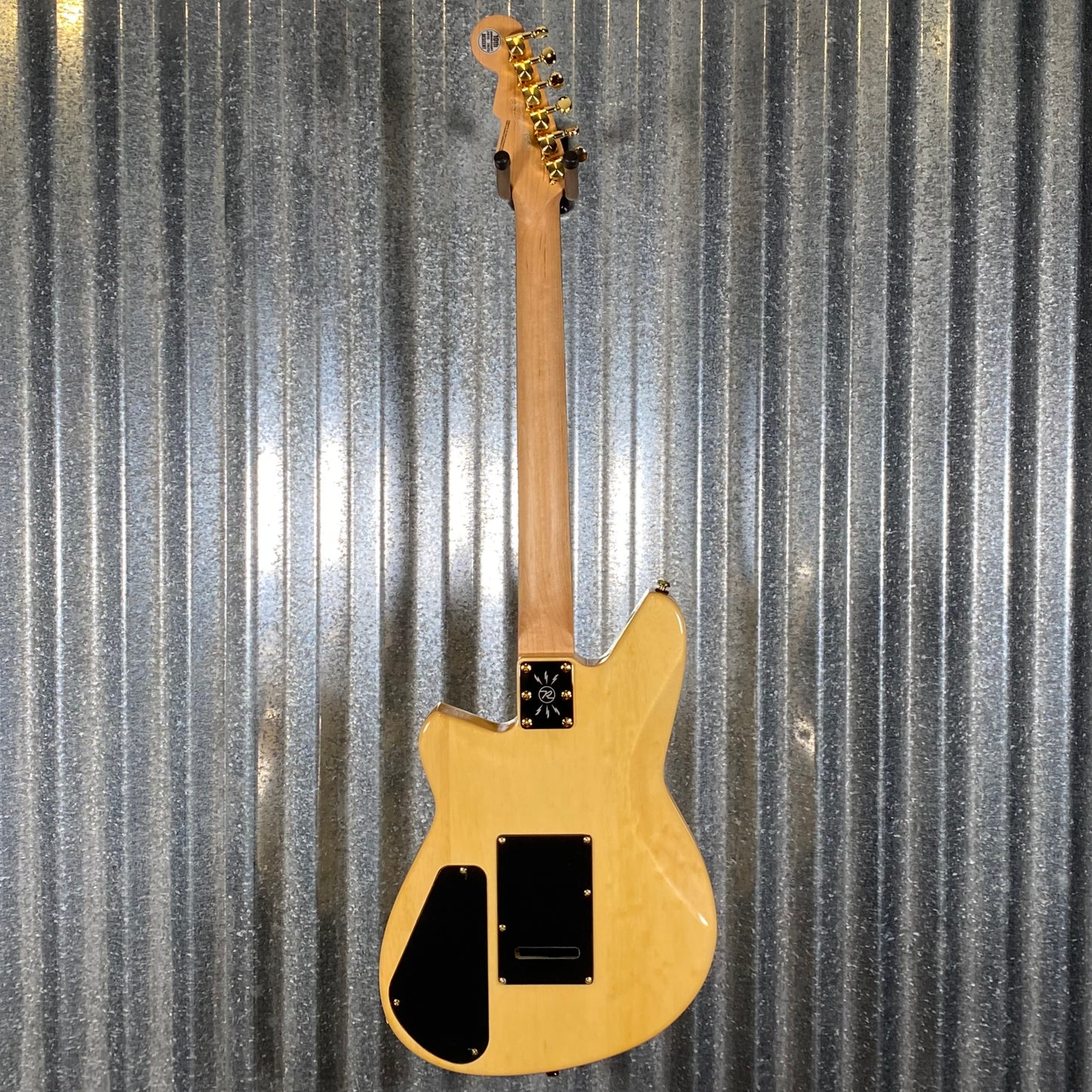 Reverend Descent W 10th Anniversary Baritone Natural Flame Guitar #68858