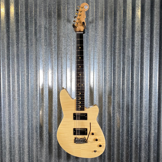 Reverend Descent W 10th Anniversary Baritone Natural Flame Guitar #68858