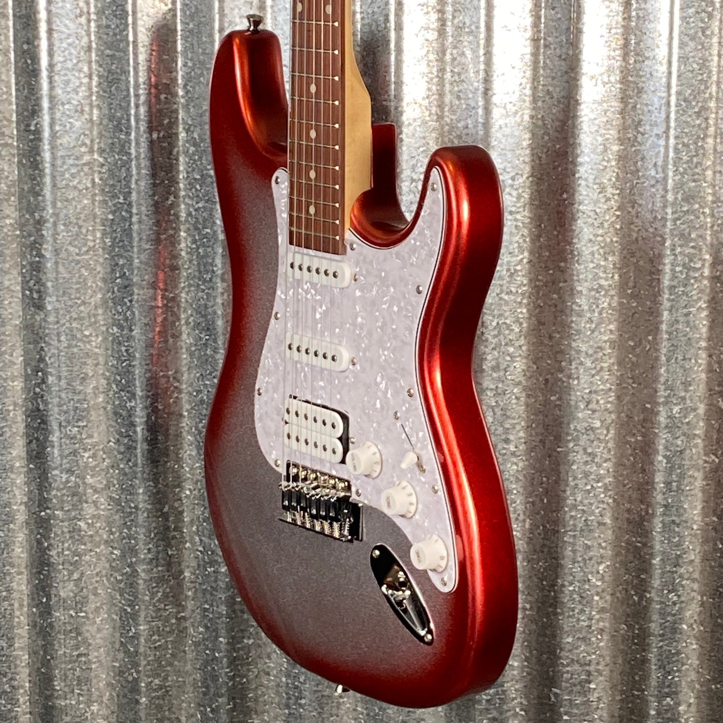 Musily MST-1 Strat Style HSS Guitar Candy Apple Redburst #09172025 Used