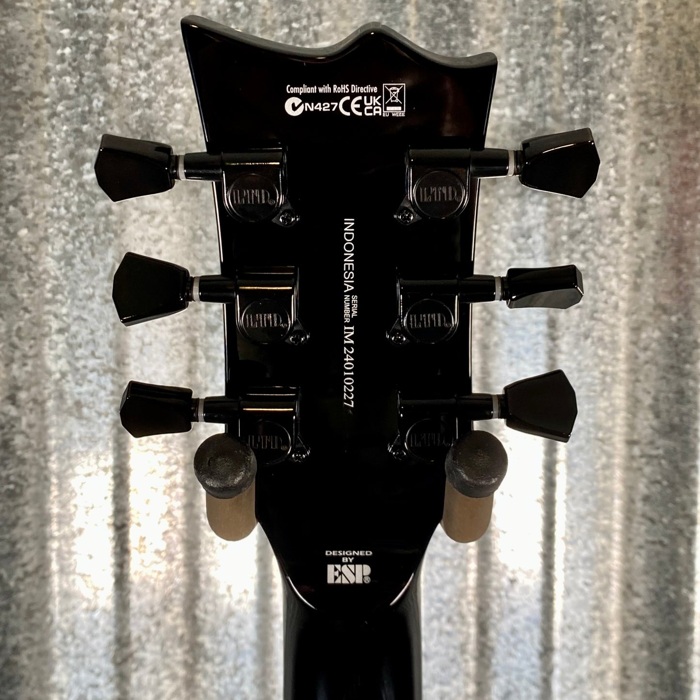ESP LTD GH-200 Gary Holt Floyd Rose Black Guitar LGH200BLK #0227 Used