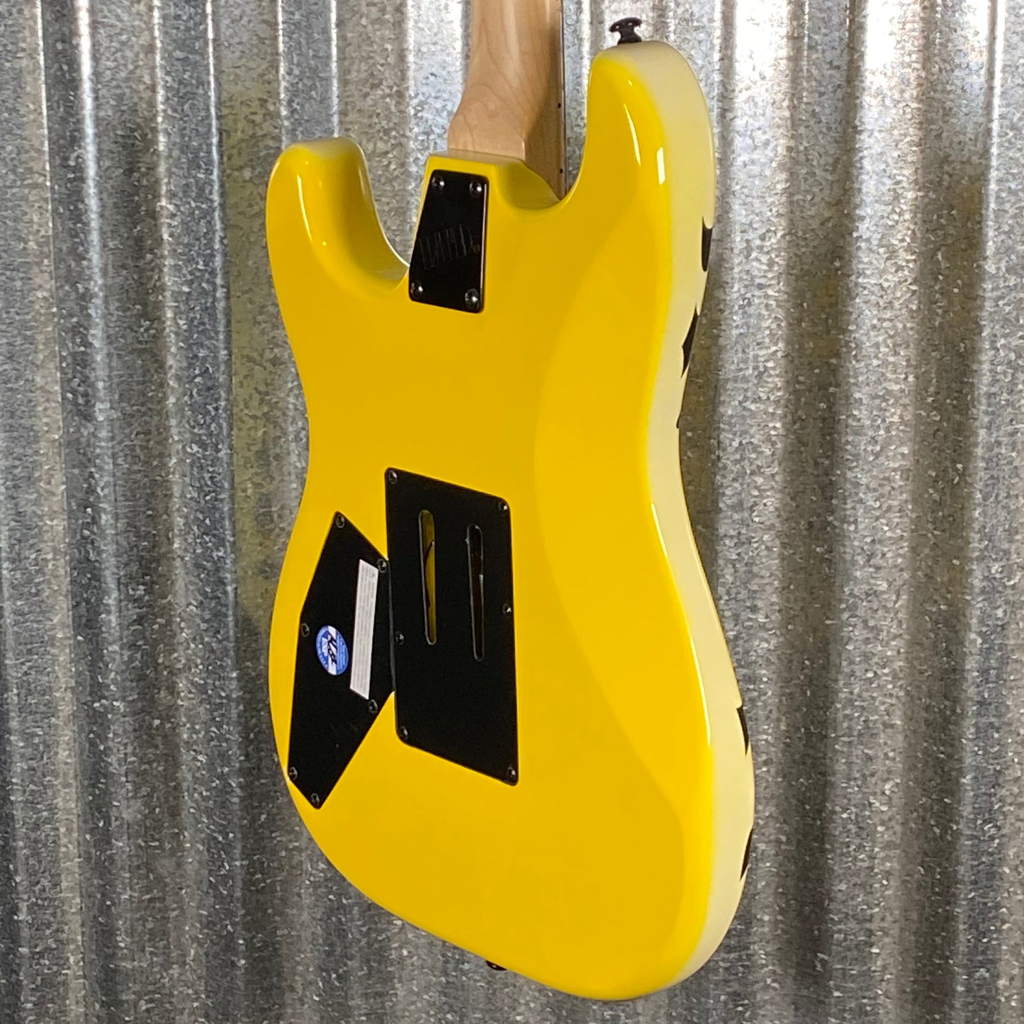 ESP LTD GL-200MT George Lynch Yellow Tiger Stripe Graphic Guitar LGL200MT #0453 Used