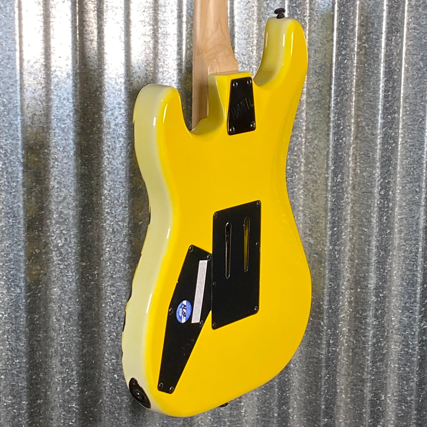 ESP LTD GL-200MT George Lynch Yellow Tiger Stripe Graphic Guitar LGL200MT #0453 Used