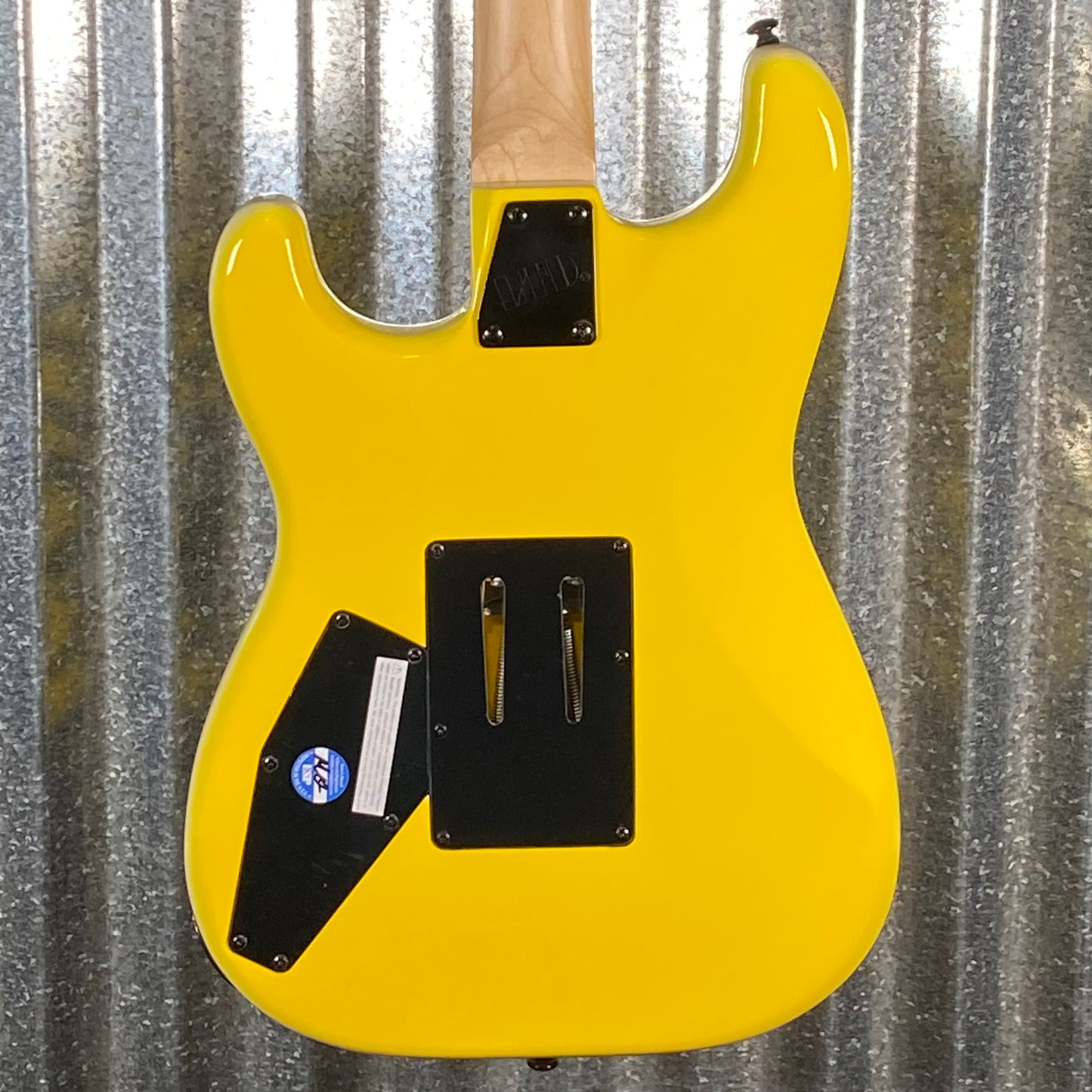 ESP LTD GL-200MT George Lynch Yellow Tiger Stripe Graphic Guitar LGL200MT #0453 Used