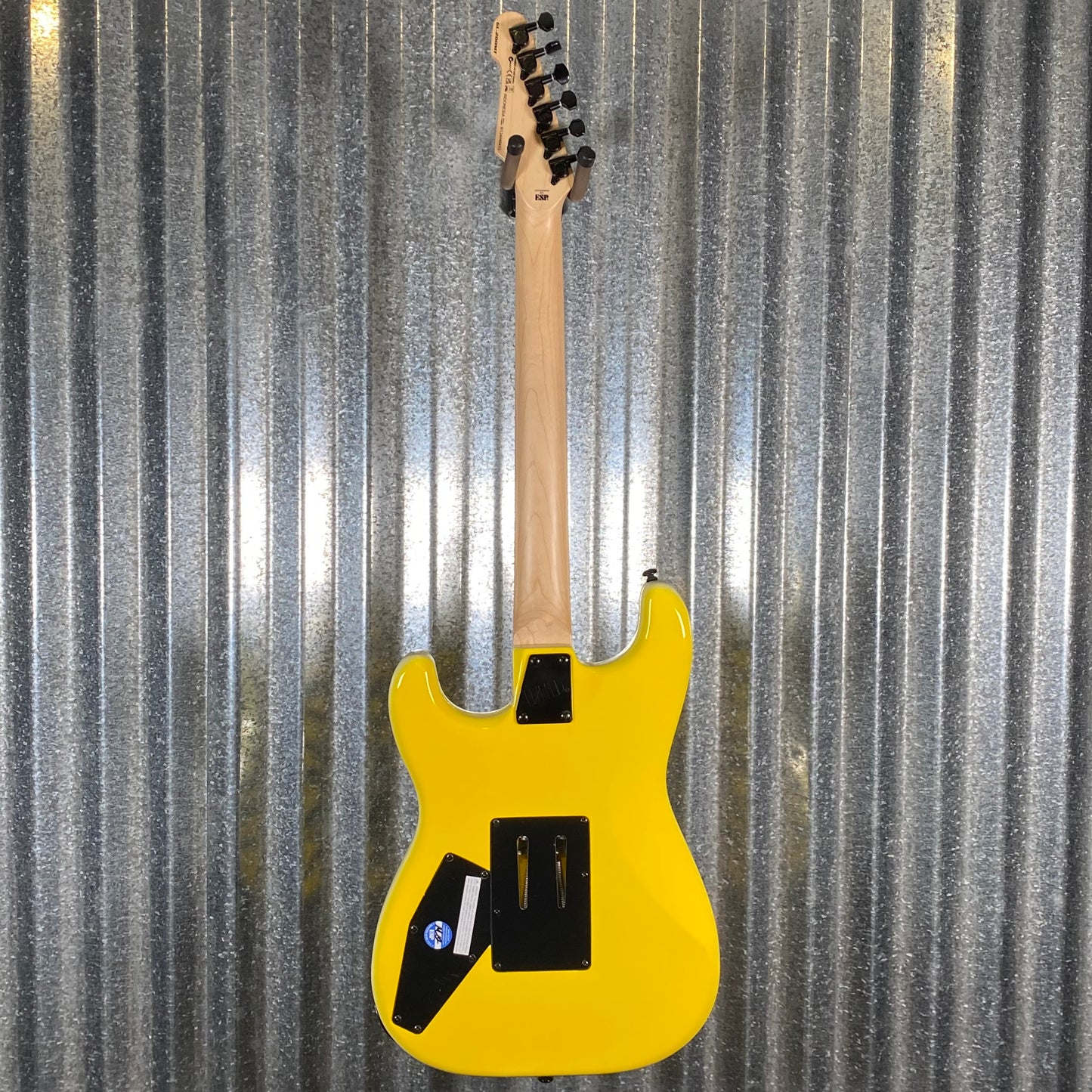 ESP LTD GL-200MT George Lynch Yellow Tiger Stripe Graphic Guitar LGL200MT #0453 Used