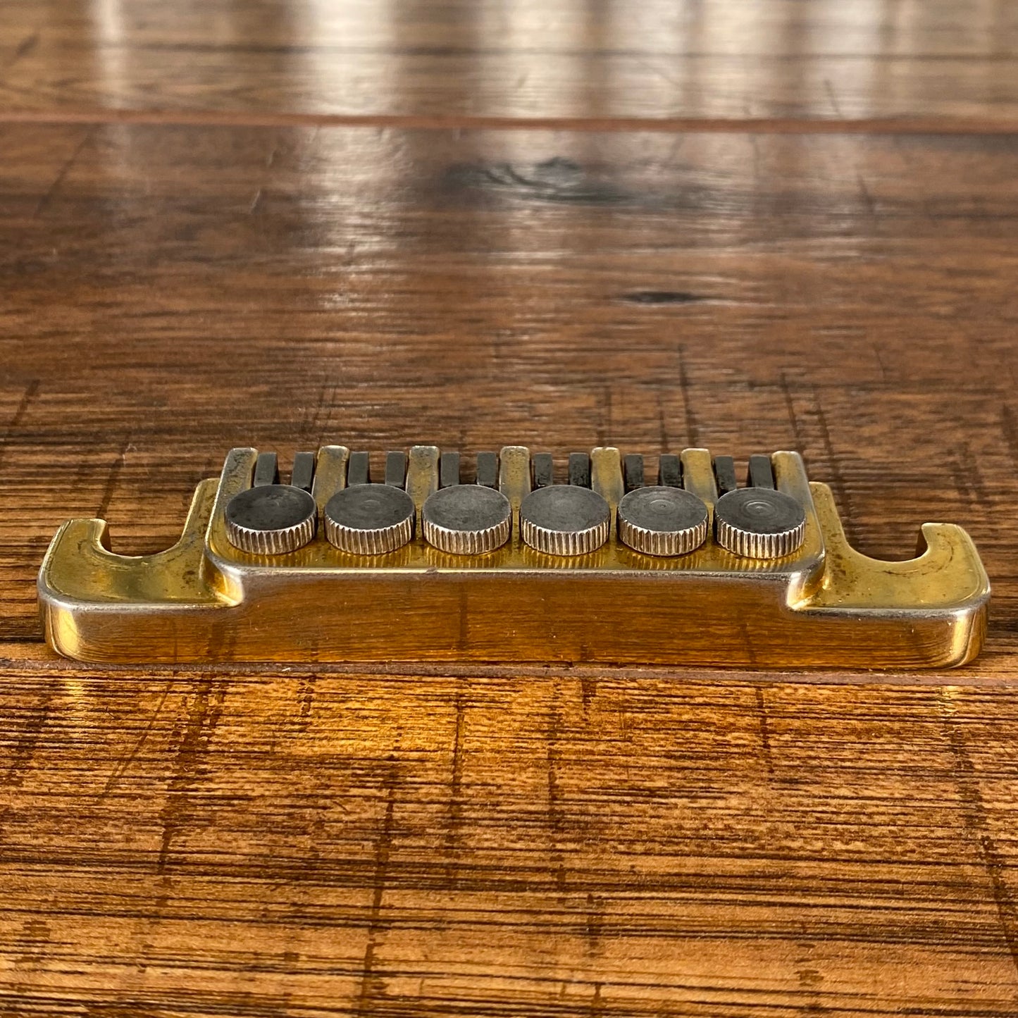 Gibson USA TP-6 Fine Tuning Guitar Stopbar Tailpiece Direct Replacement Gold Used
