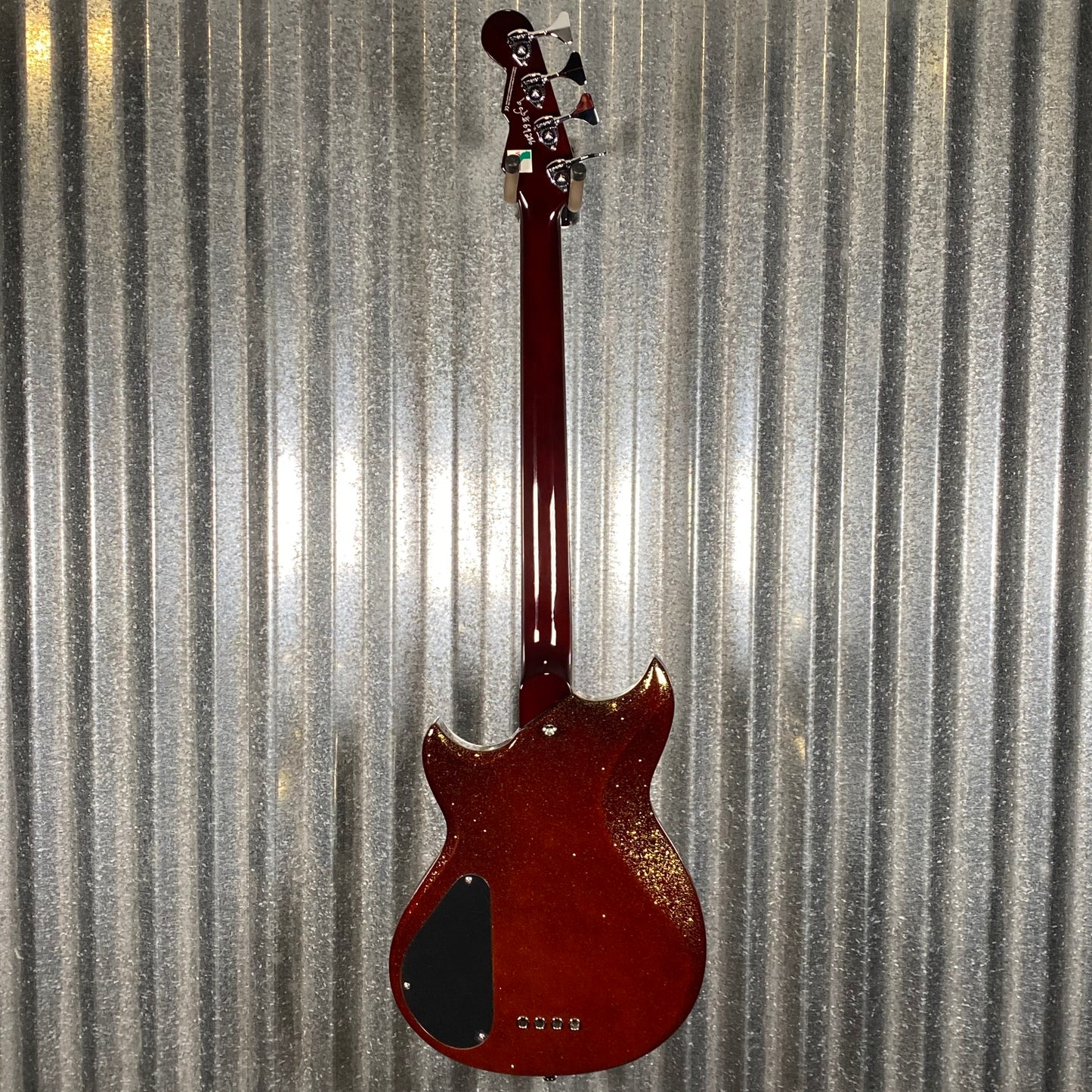 Reverend Mke Watt Signature Wattplower Mark II Root Beer Sparkle 4 String Short Scale Bass #69286