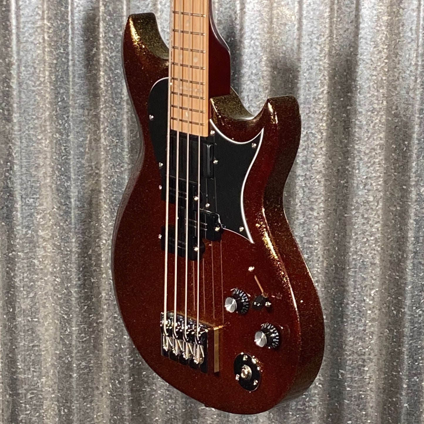 Reverend Mke Watt Signature Wattplower Mark II Root Beer Sparkle 4 String Short Scale Bass #69286