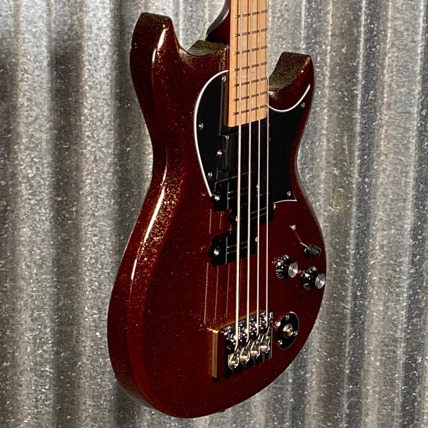 Reverend Mke Watt Signature Wattplower Mark II Root Beer Sparkle 4 String Short Scale Bass #69286