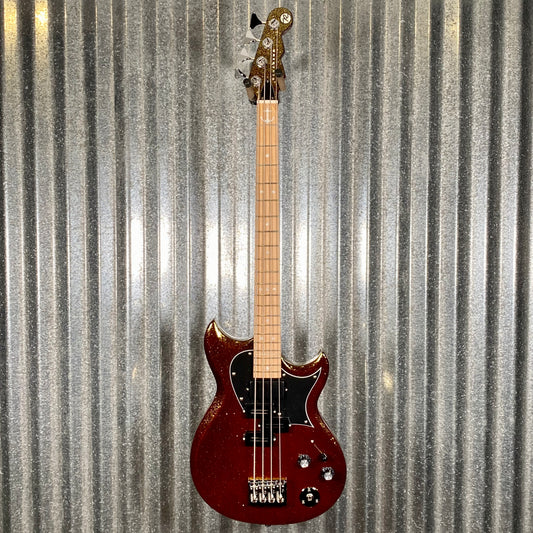 Reverend Mke Watt Signature Wattplower Mark II Root Beer Sparkle 4 String Short Scale Bass #69286