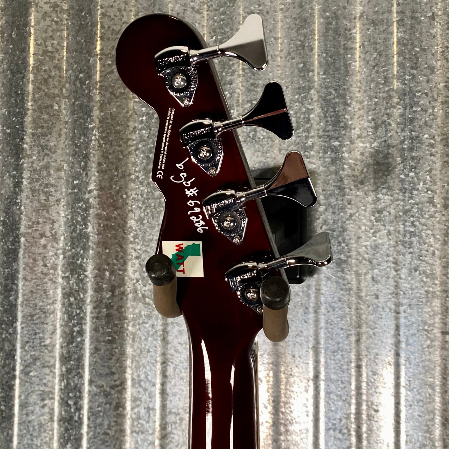 Reverend Mke Watt Signature Wattplower Mark II Root Beer Sparkle 4 String Short Scale Bass #69286