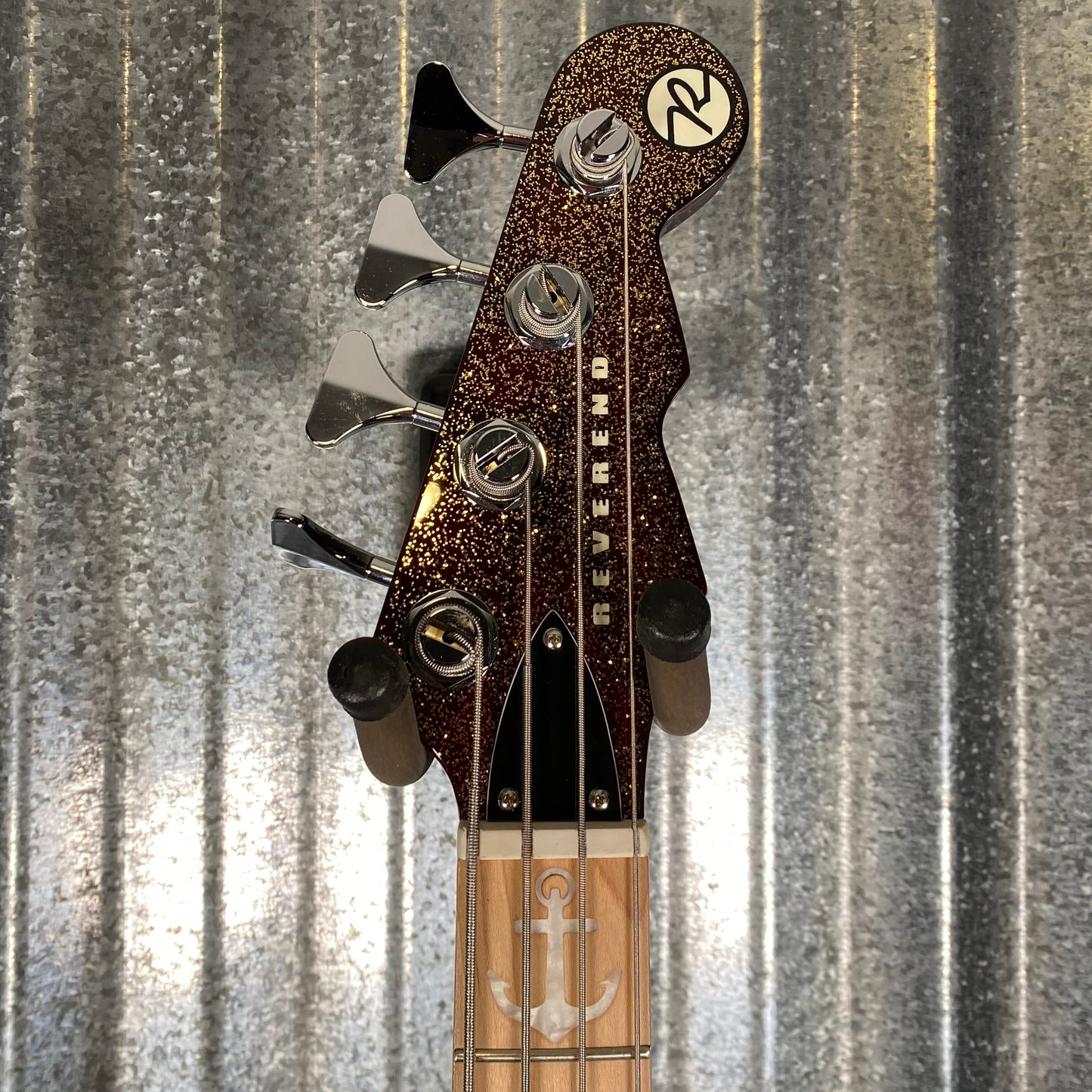 Reverend Mke Watt Signature Wattplower Mark II Root Beer Sparkle 4 String Short Scale Bass #69286