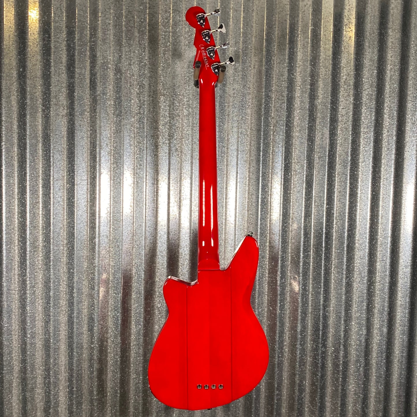 Reverend Sentinel Short Scale 4 String Bass Single Pickup Trans Cherry #66264