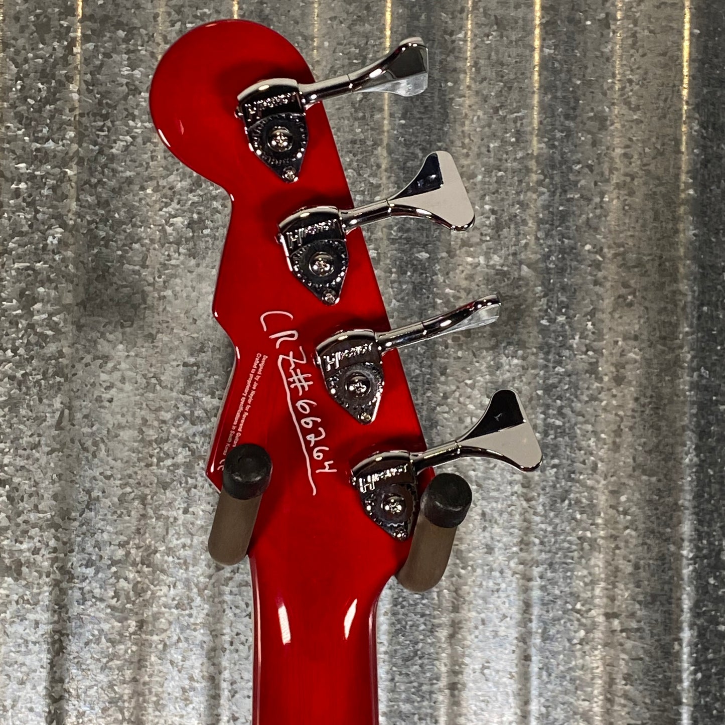 Reverend Sentinel Short Scale 4 String Bass Single Pickup Trans Cherry #66264