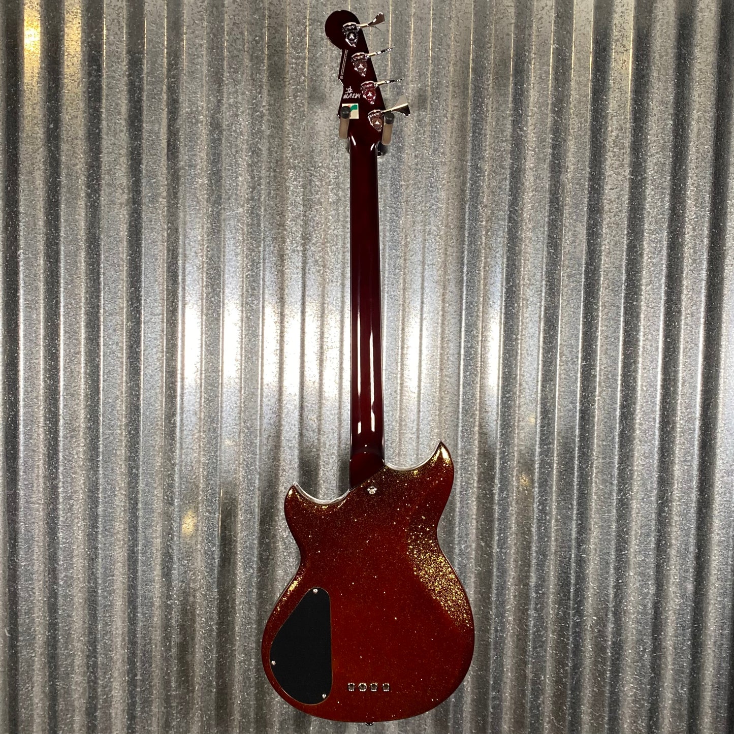 Reverend Mke Watt Signature Wattplower Mark II Root Beer Sparkle 4 String Short Scale Bass #69284