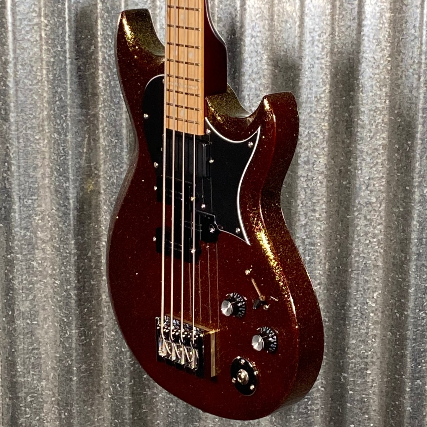 Reverend Mke Watt Signature Wattplower Mark II Root Beer Sparkle 4 String Short Scale Bass #69284