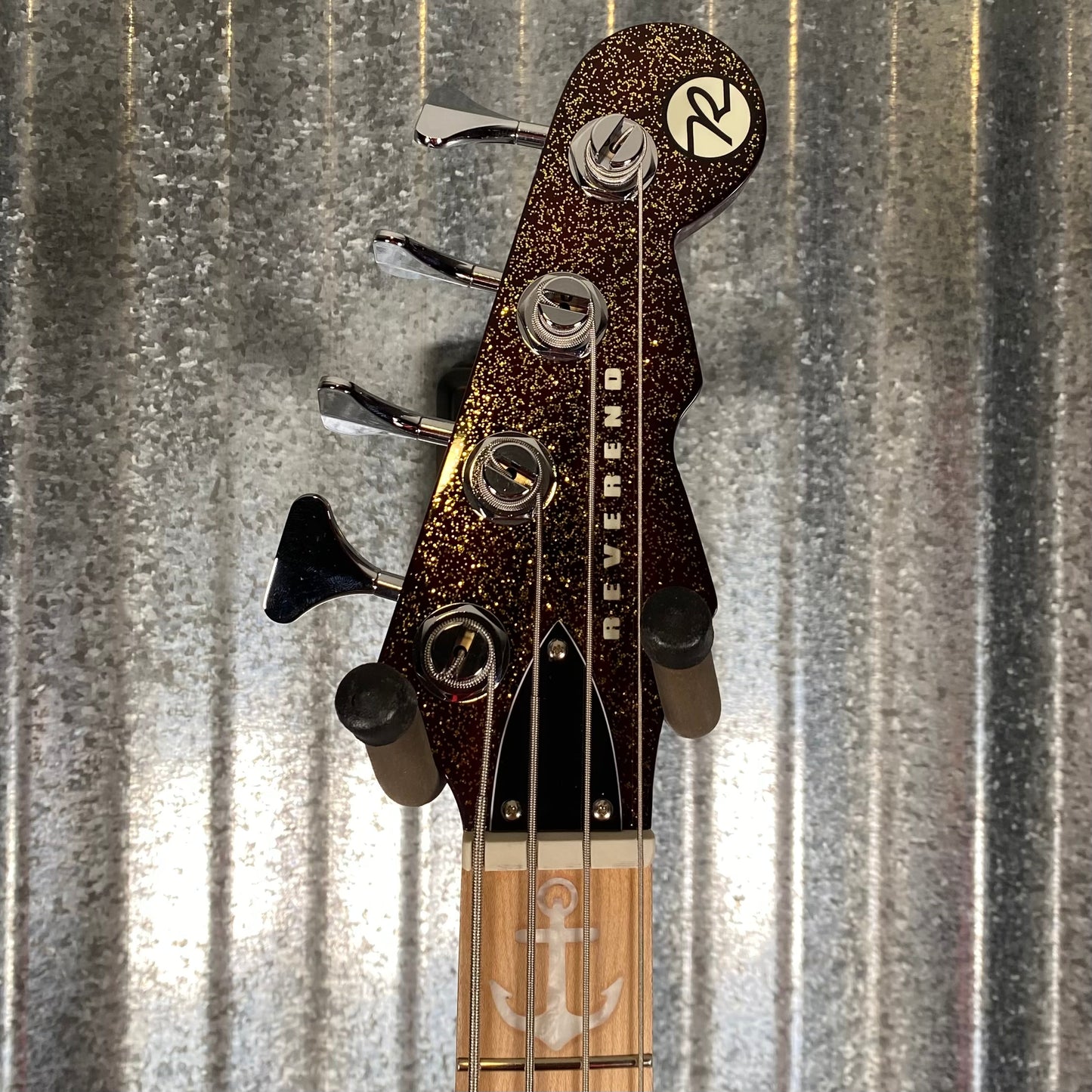 Reverend Mke Watt Signature Wattplower Mark II Root Beer Sparkle 4 String Short Scale Bass #69284